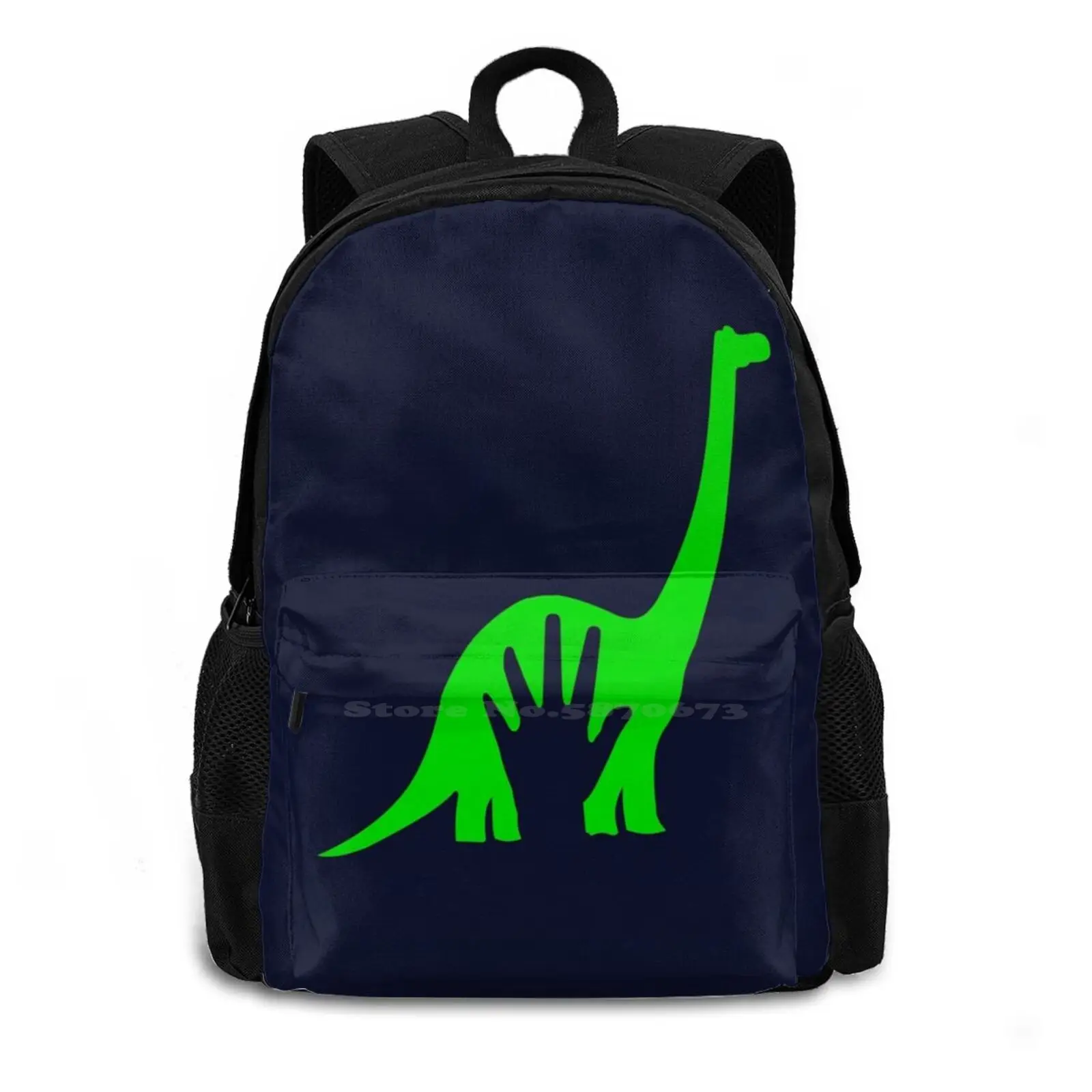 Hot Sale Schoolbag Backpack Fashion Bags Pixar Movie Animation Funny Minimalist Blue Green Arlo