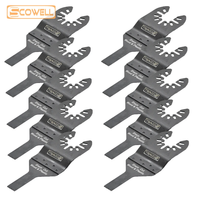 Quick Changed Plunge Oscillating Saw Blades 10mm For Multimaster Power Tools Accessories Replaced Multi Tool Saw Blade Wood Cut