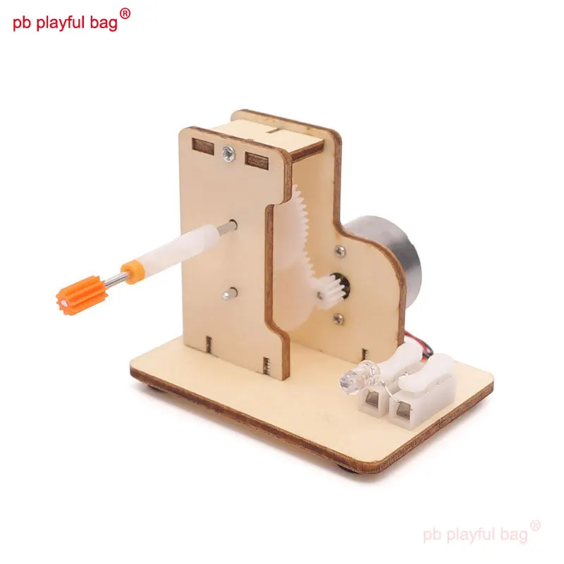 PB Playful Bag STEAM Education Hand generator Children's interesting toys Wooden assembled building blocks Creative gifts UG90