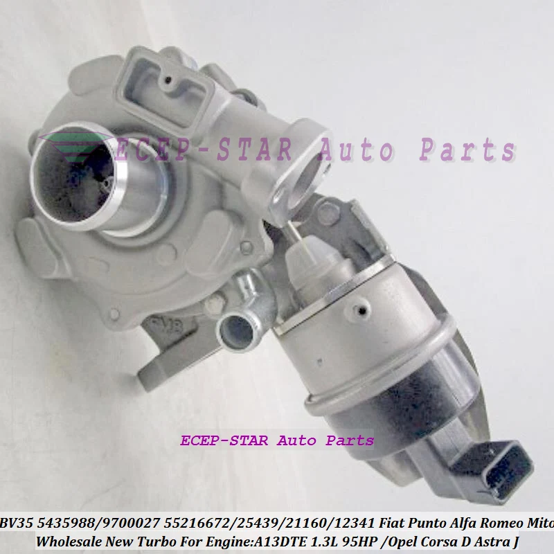 Turbo BV35 54359880027 54359700027 55225439 Turbocharger For Fiat Punto Alfa Romeo Mito For Opel Corsa Astra J A13DTE 1.3L 95HP