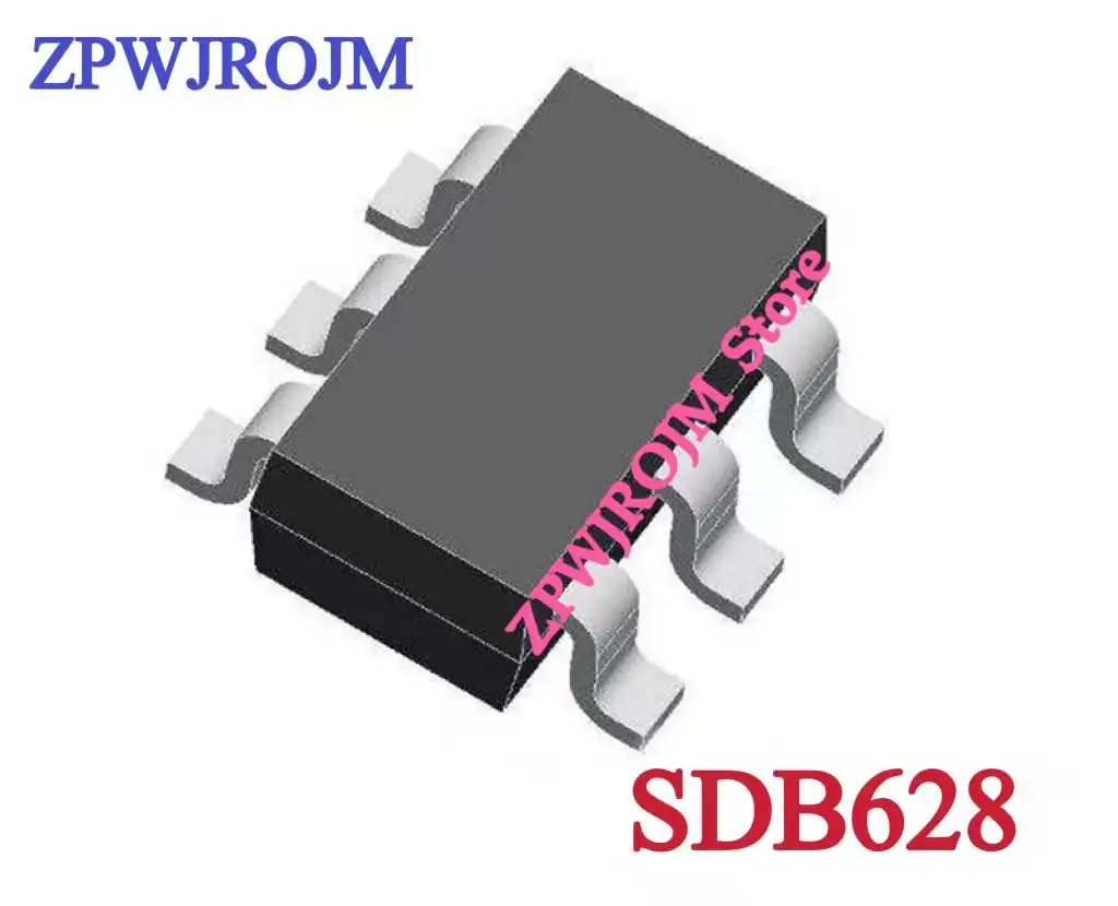 

10pcs/lot SDB628 B628 B6284 SOT23-6