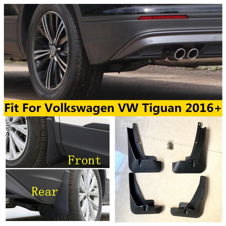 

Accessories Interior For Volkswagen Tiguan 2016 - 2022 Mudflaps Splash Guards Fender Mudguards Mud Flaps Plastic Cover Trim