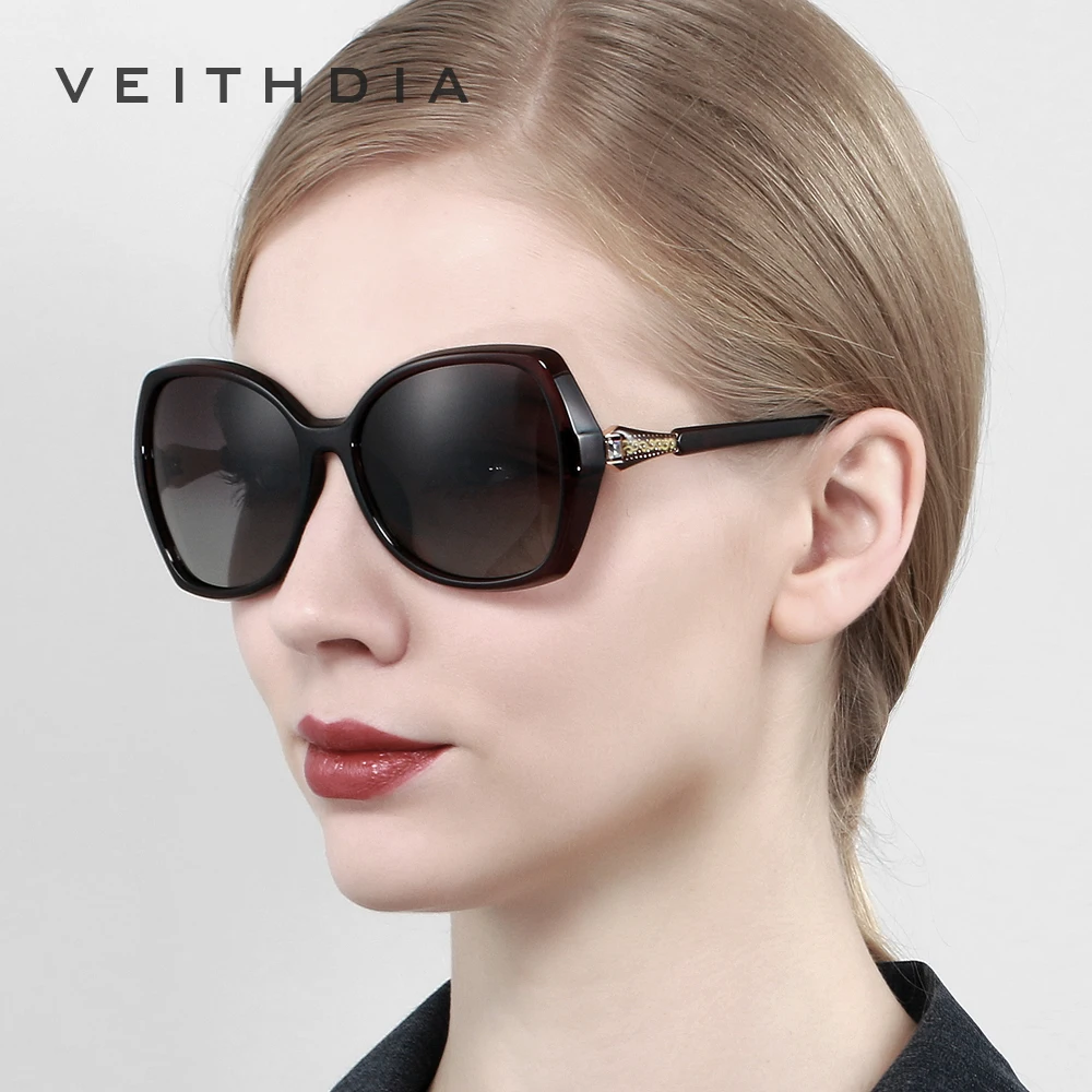 

VEITHDIA 2020 Luxury Women's Sun glasses Polarized Gradient Lens Ladies Designer Sunglasses Eyewear Accessories For Women 73026