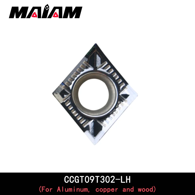 CCMT carburo di Tornitura strumento CCGT09T3 02 04 08 CCGT09T308 CCGT09T304 CCGT09T302 inserire e SCLC asta strumento per Alluminio/rame/Legno
