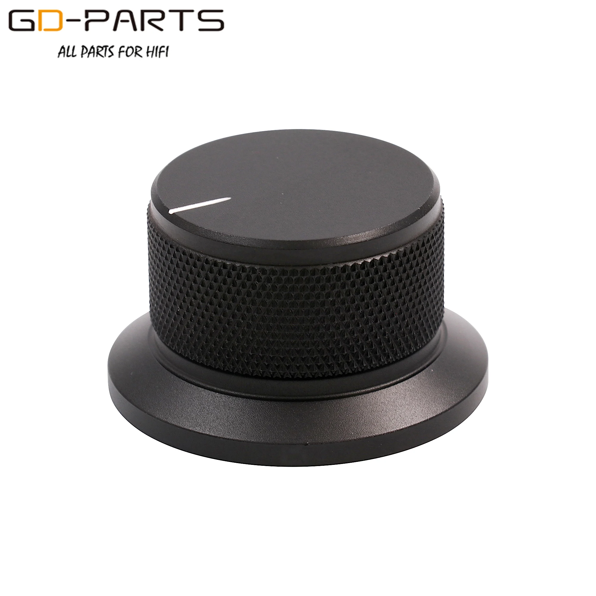 44*25มม.อลูมิเนียมชุด Pointer Knob สำหรับ Hifi Audio CD DVD แผ่นเสียงบันทึกลำโพง AMP DAC 6มม.CNC Machined