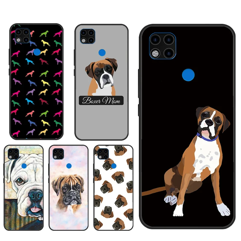 Boxer Dog Case For Xiaomi Redmi Note 11 7 8 9 10 Pro 9S 10S 11S Cover Fundas For Redmi 10 9 9T 9A 9C