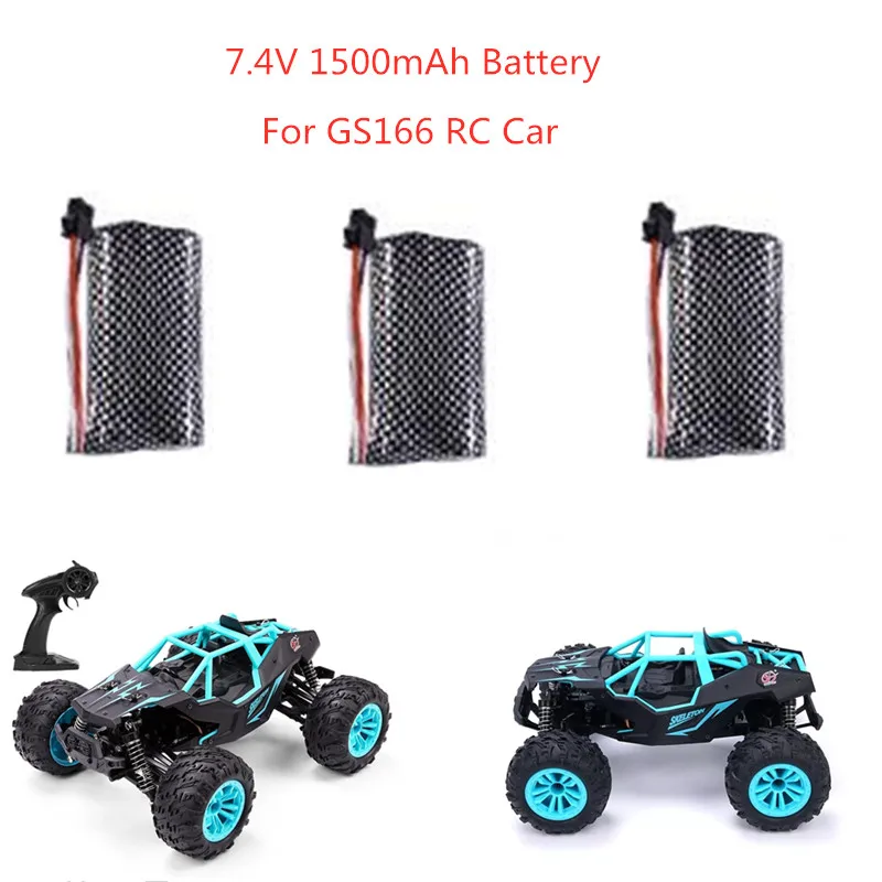 

GS166 RC Car battery 7.4V 1500mAh battery for GS166 Racing Remote control RC car truck spare parts battery