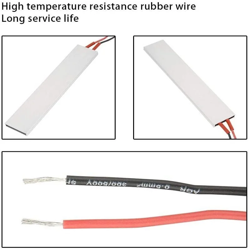 12V-24-36-48-110-220V Element grzewczy PTC stała temperatura termistor czujnik ogrzewania powietrza aluminium suszarka do włosów lokówki grzejnik