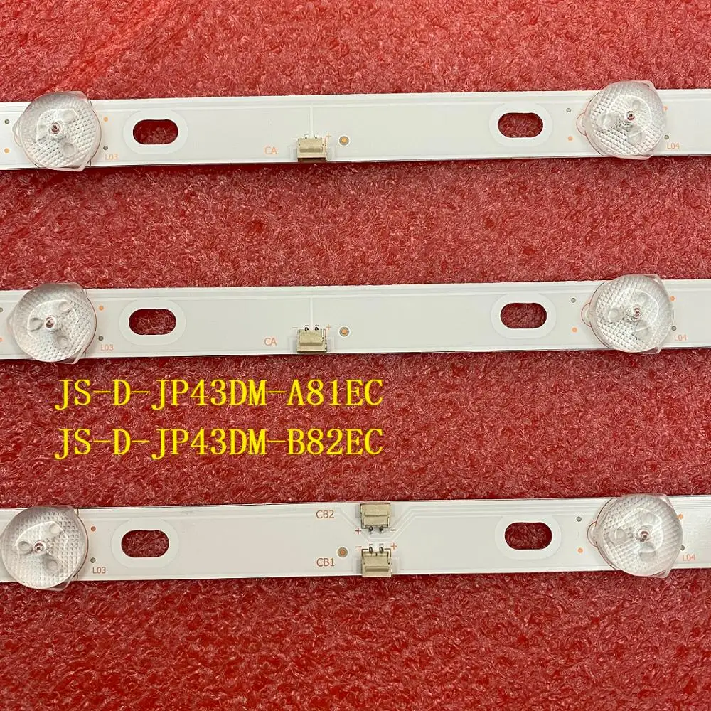 8LED(6v) LED backlight strip for BBK 43LEM-1043/FTS2C 43LEM-5043/FTS2C 43LEX-5058/FT2C JS-D-JP43DM-A81EC B82EC E43DM1000 MCPCB