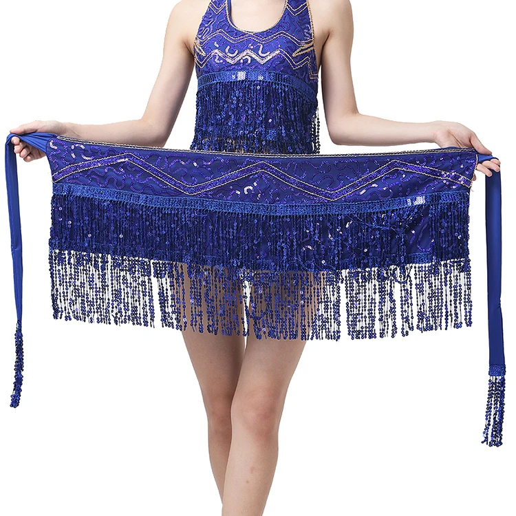 Taniec brzucha Hip Scarf Sexy Festival Wrap Hip Skirt Party Belly Dancing Belt Dance Wear Hip Scraf Club Stage Wear Costumes