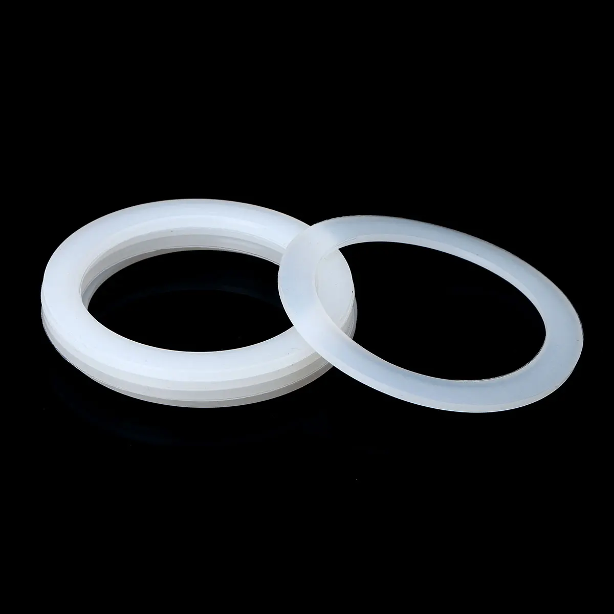 5Pcs White Soft Flexible Replacement Silicone Sealing Ring Washers Gaskets Rings with 1/2/3/6/9/12-Cup Moka Express Pots