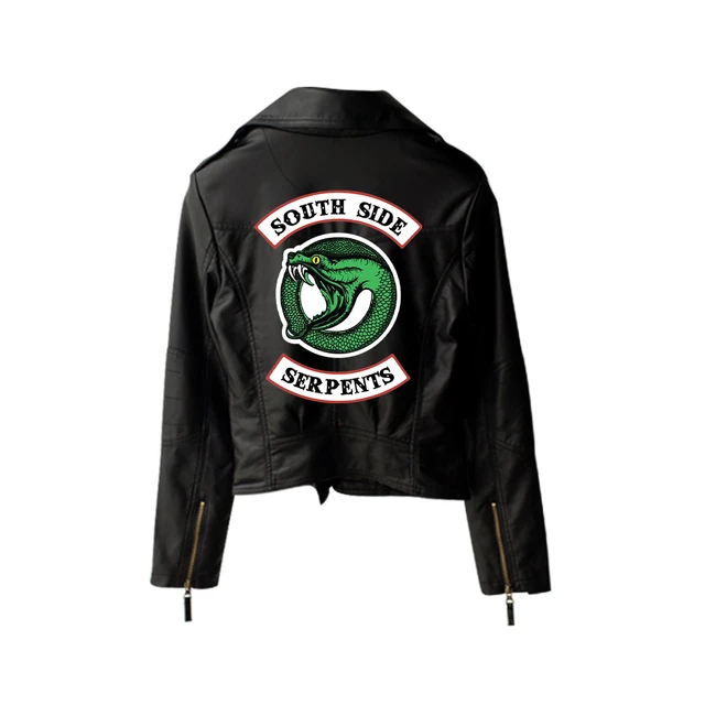 Chaqueta De Piel Sintetica Con Estampado Southside Riverdale Para Mujer Ropa De Calle Serpents Riverdale Novedad De 2021 Chaquetas AliExpress