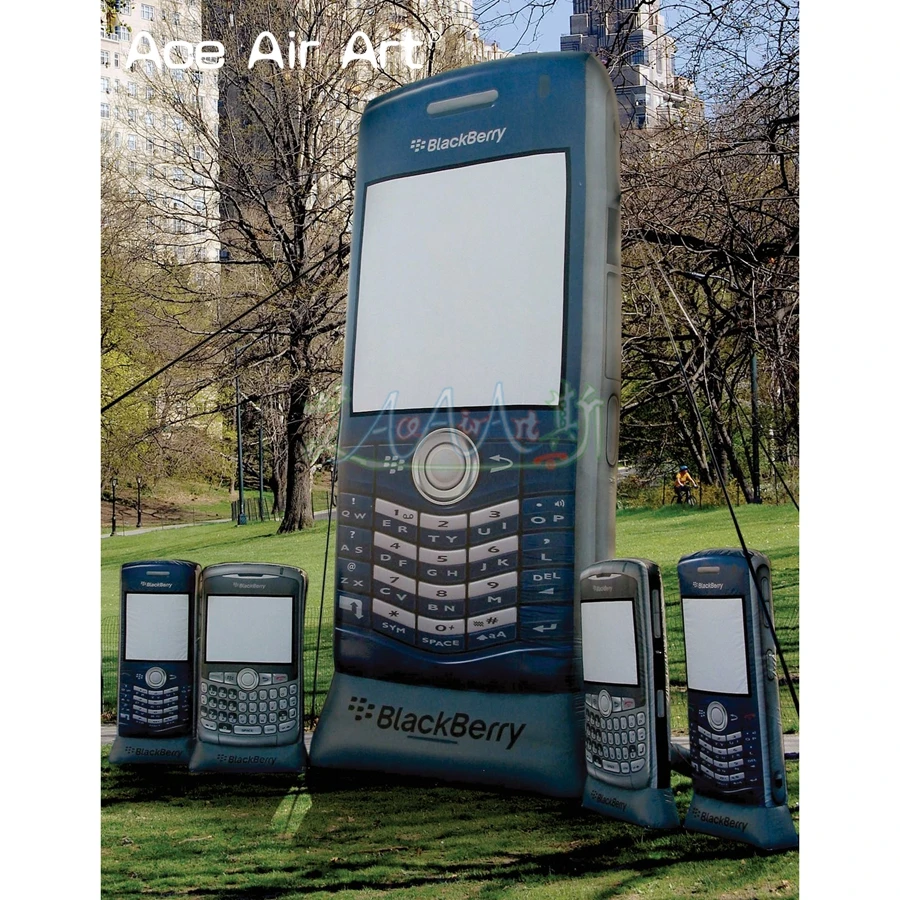 Squisito modello gonfiabile di telefono cellulare per fiera commerciale/esposizione/pubblicità realizzato da Ace Air Art