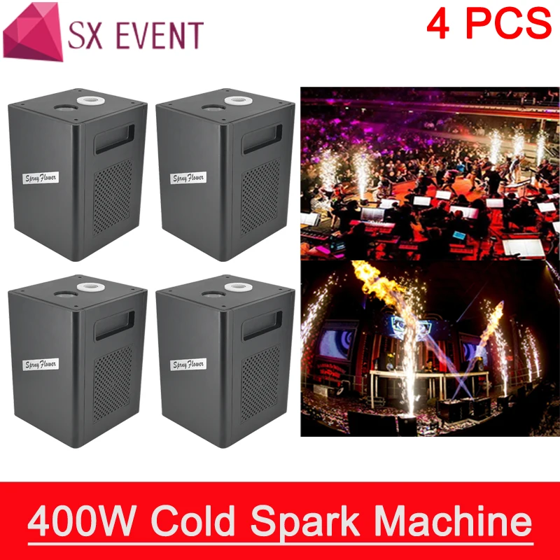 

new style 400W remote control stage effect cold firework spark fountain machine for night club wedding dj