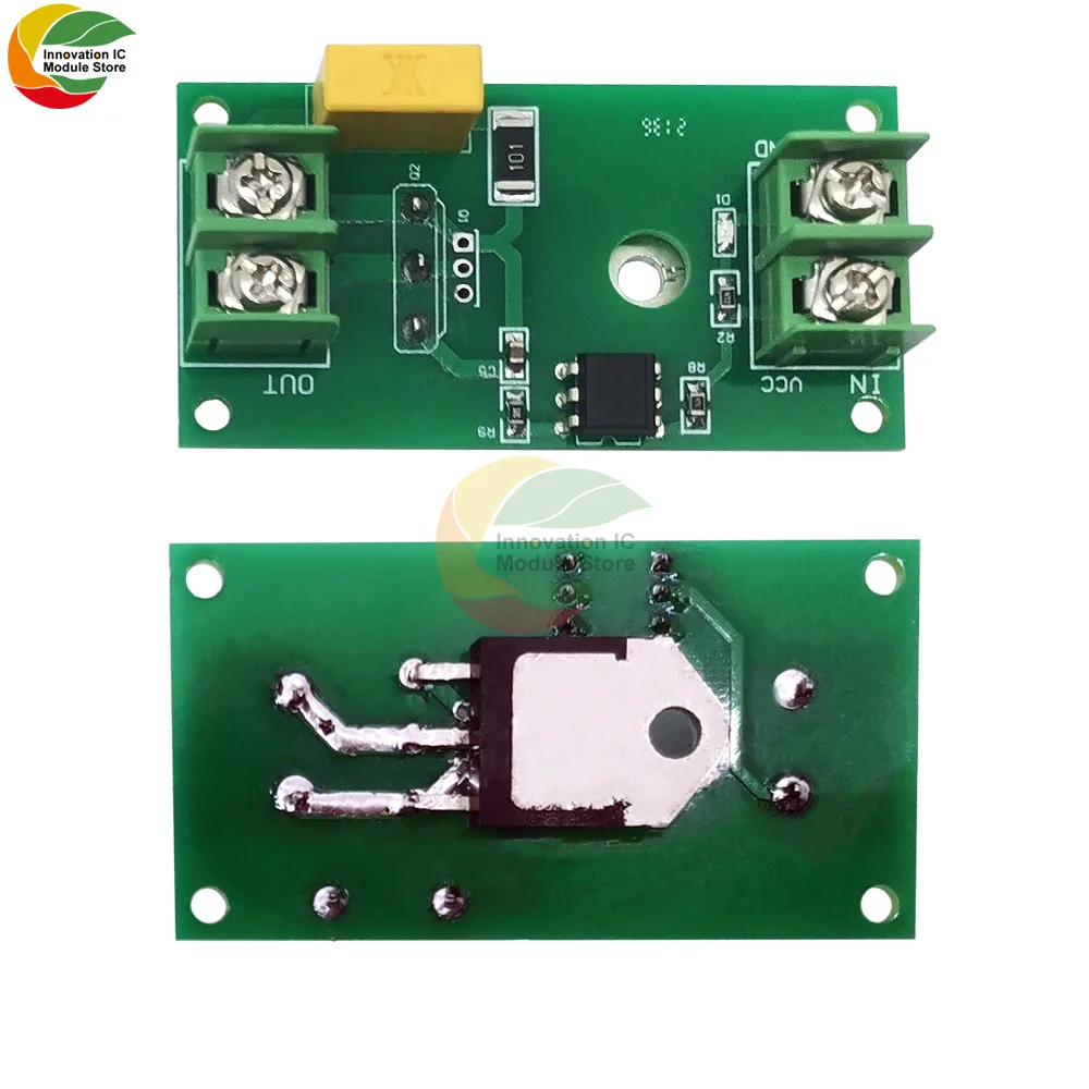 Ziqqucu 1 way SCR solid state relay switch module optocoupler isolation MOS transistor output