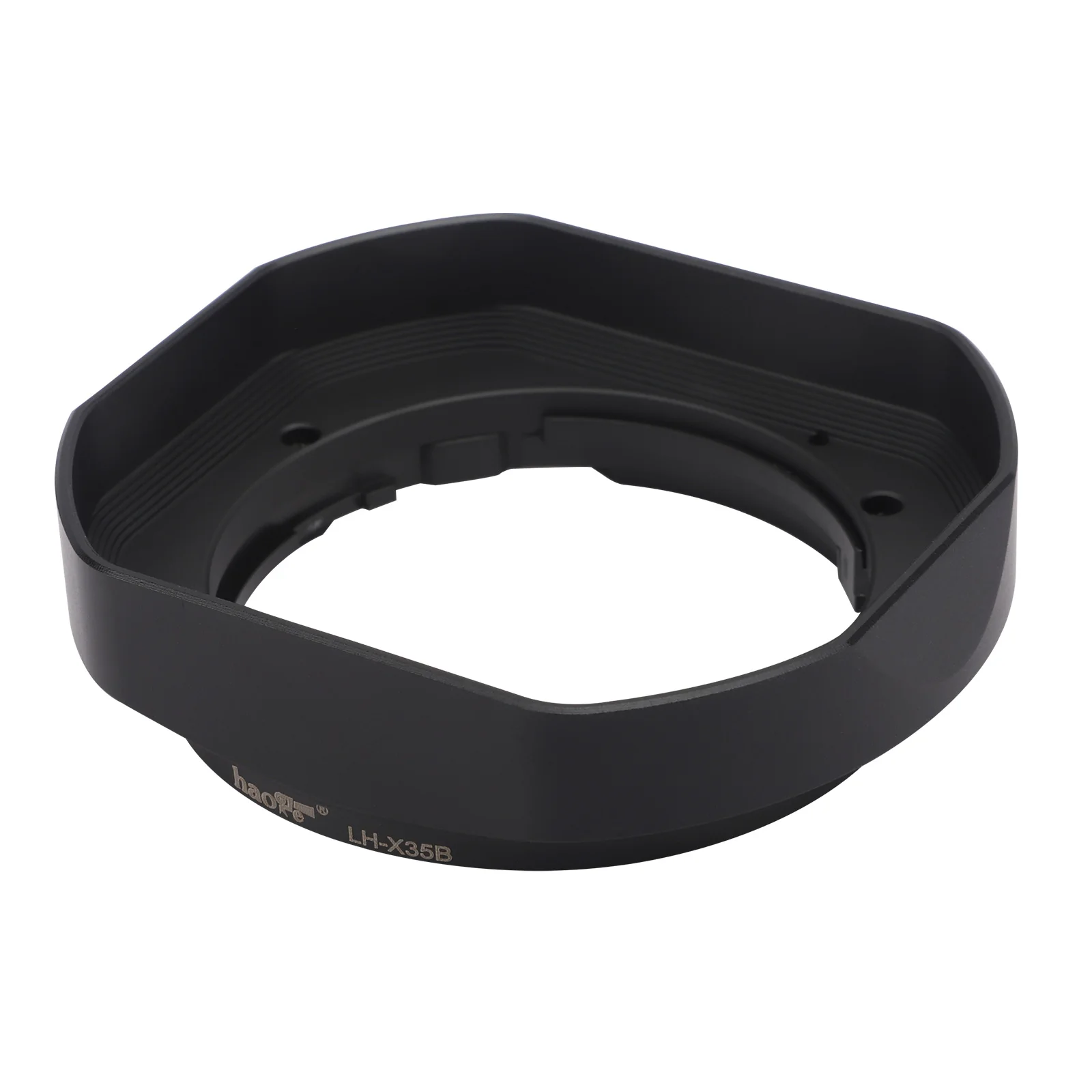 Haoge LH-X35B Metal Square Bayonet Lens Hood for Fujinon XF 35mm F2 R WR XF 23mm F2 R WR XC 35mm F2 (XC35mmF2)