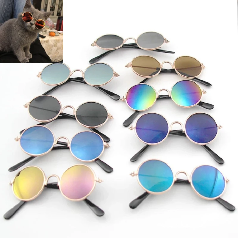 Pet Cat Glasses Dog Glasses Pet Products for Little Dog Cat Eye Wear Dog Sunglasses Photos Props Accessories Pet Supplies Toy