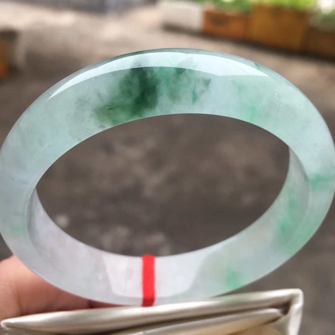 

Koraba Certified (Grade A)100% Natural Jadeite JADE Bracelet Women Bangle