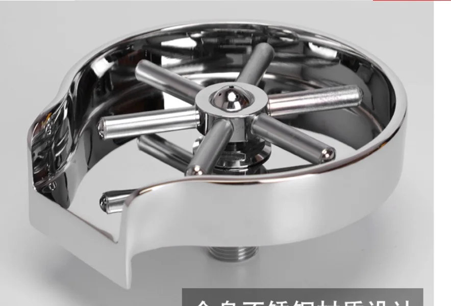 Rinceuse de verre en acier inoxydable, outil de lavage de verre, rondelle de tasses, rinceuse de pichet, goutte à goutte, forte pression