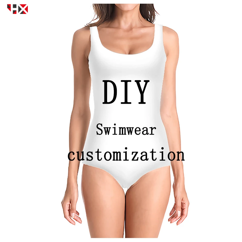 

Sexy Ladies Swimsuit 3D Print DIY Personalized Design Tight Swimwear Image/Photo/Star/Singer/Anime Harajuku One Piece Swimsuit