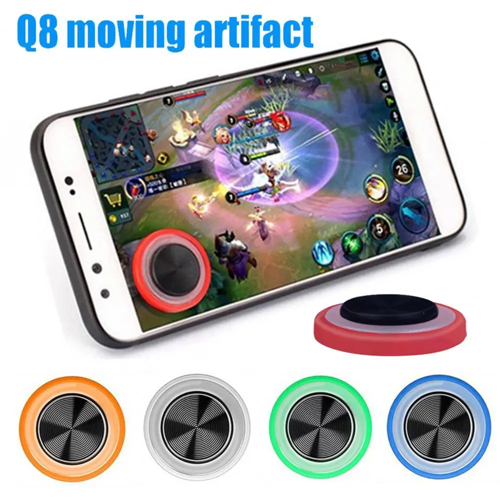 Q8 Portable Round Game Joystick Rocker Sucker Tablet Washable Button Mini Controller Round For Mobile Phone Tablet Suction Cup