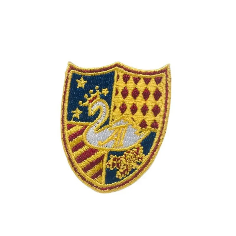 

1 PCS Embroidery campus uniform badge pin brooch DIY team uniform decoration cloth sticker badge