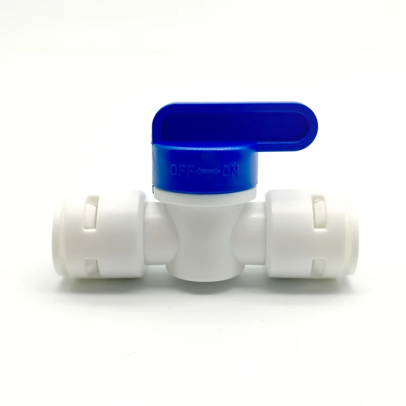 Wasourlf 1PCS  1/4\'\' 3/8\'\' inline tube tap water filter 1/2\'\' 3/8\'\' thread RO Water Plastic Pipe Coupling connector wholesale