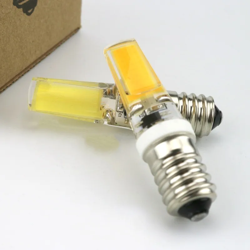 Ampoule LED G4 G9 AC/DC, 12/220V, 3/6W, E14 COB SMD, éclairage de remplacement pour lustre à budgétaire halogène, 2 pièces