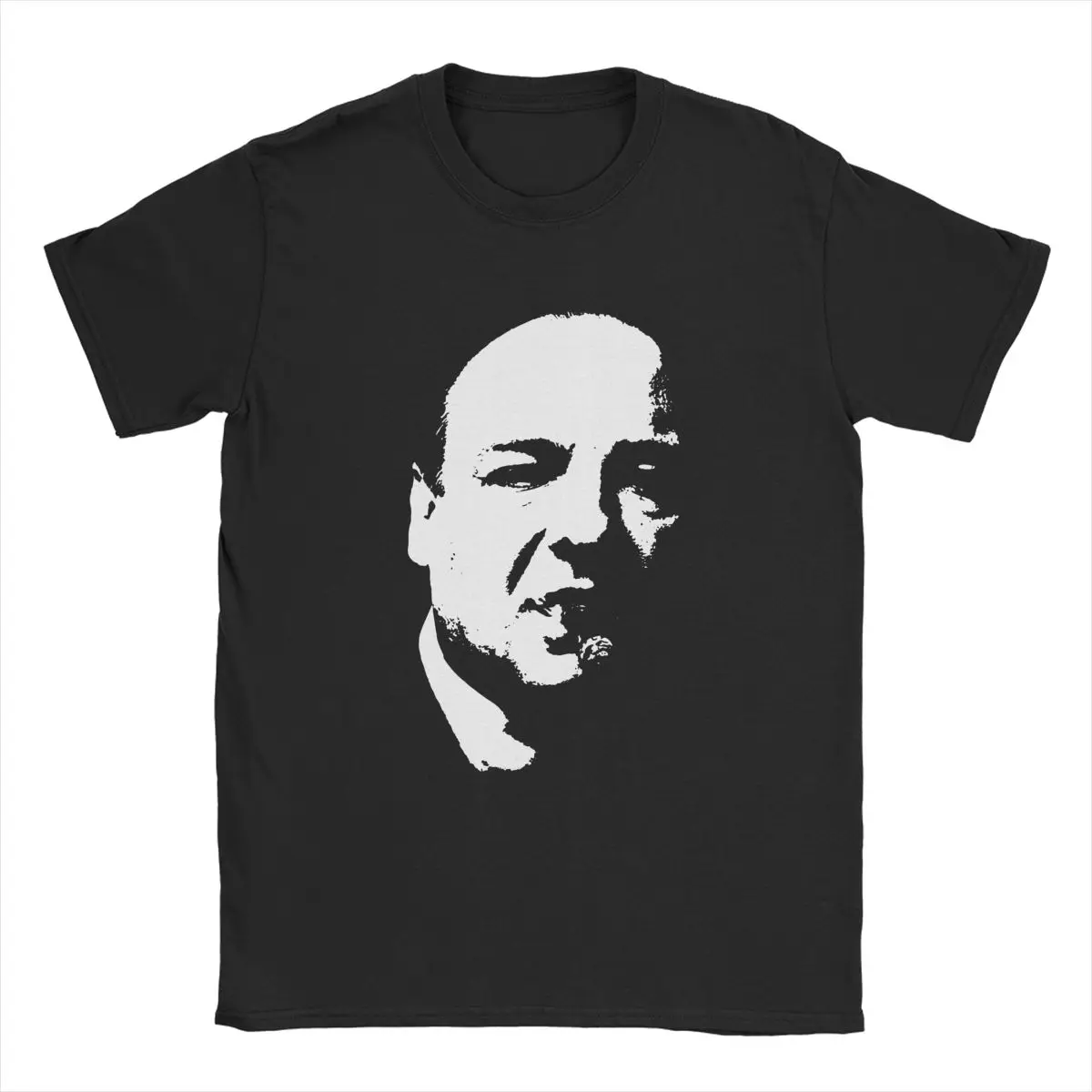 Tony Soprano The Sopranos T-Shirts for Men Funny 100% Cotton Tee Shirt Round Neck Short Sleeve T Shirt Birthday Gift Clothing