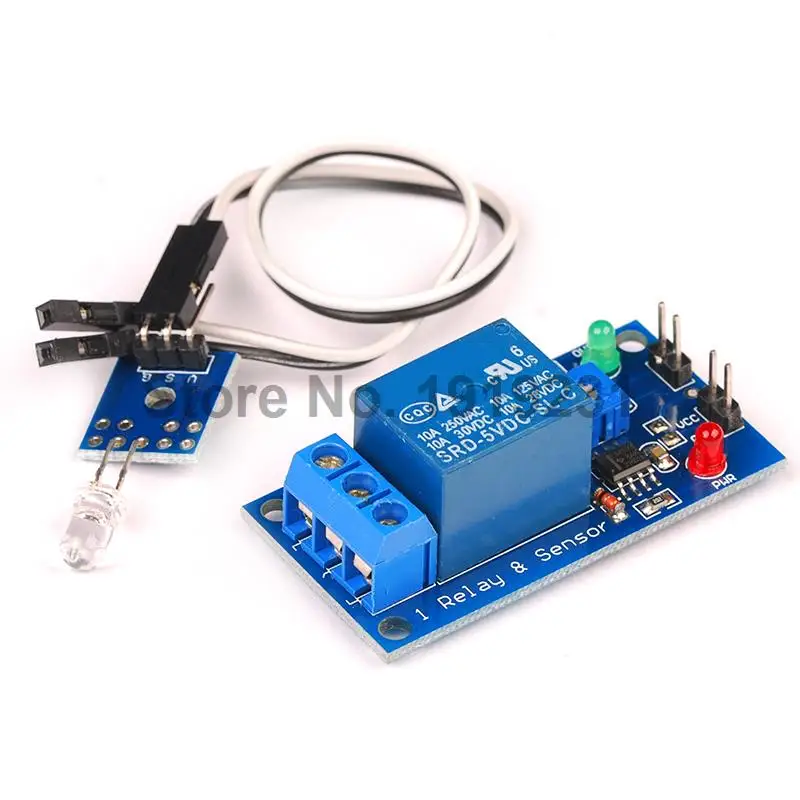 1PCS 5V with Small Board Light Control Switch Light-seeking Module Photodiode Sensor Relay Module no Light Detection