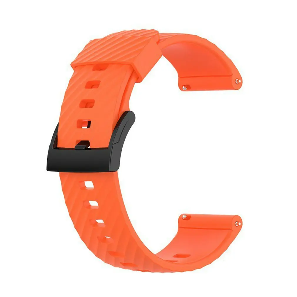 

Unique Strap Dazzling And Elegant Silicone Strap Refreshing Sports Wristband Pure Color Type Suitable For Suunto7/suunto9