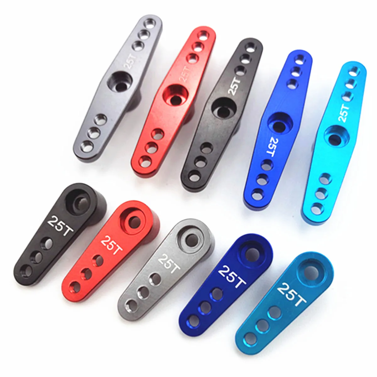 42 مللي متر 37 مللي متر 28 مللي متر 25T M3 الألومنيوم RC ذراع مؤازر القرن ذراع واحد/ذراع مزدوج ل Futaba Savox Xcore HL HSP HD أدوات RC الطاقة #3