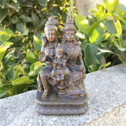 Stone Color Shiva Statue Hindu Ganesha Vishnu Buddha Statue Zen Figurine Home Office Garden Decoration India Religion Crafts