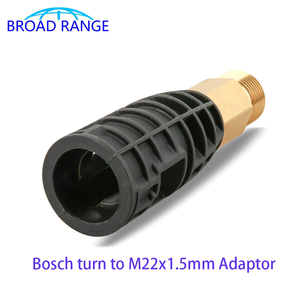 High Pressure Washer Gun Adaptor Bosch Nilfisk To M22*1.5mm Connector Soap Bottle Lance Joint Car Cleaning Machine Lance Adaptor