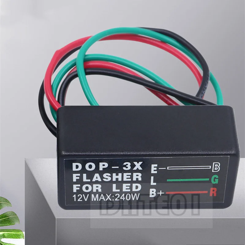 Motorcycle Flasher Dop-3x Led Turn Signal Controller Car Flasher 12vdc