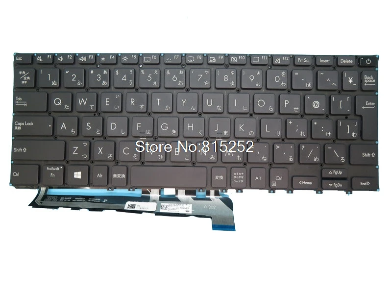 

Laptop Keyboard For ASUS B9450FA 9Z.NFQBU.20J 0KN1-AR1JP13 0KNX0-1620JP00 NSK-WS2BU 0J Black NO frame With Backlit Japanese JP