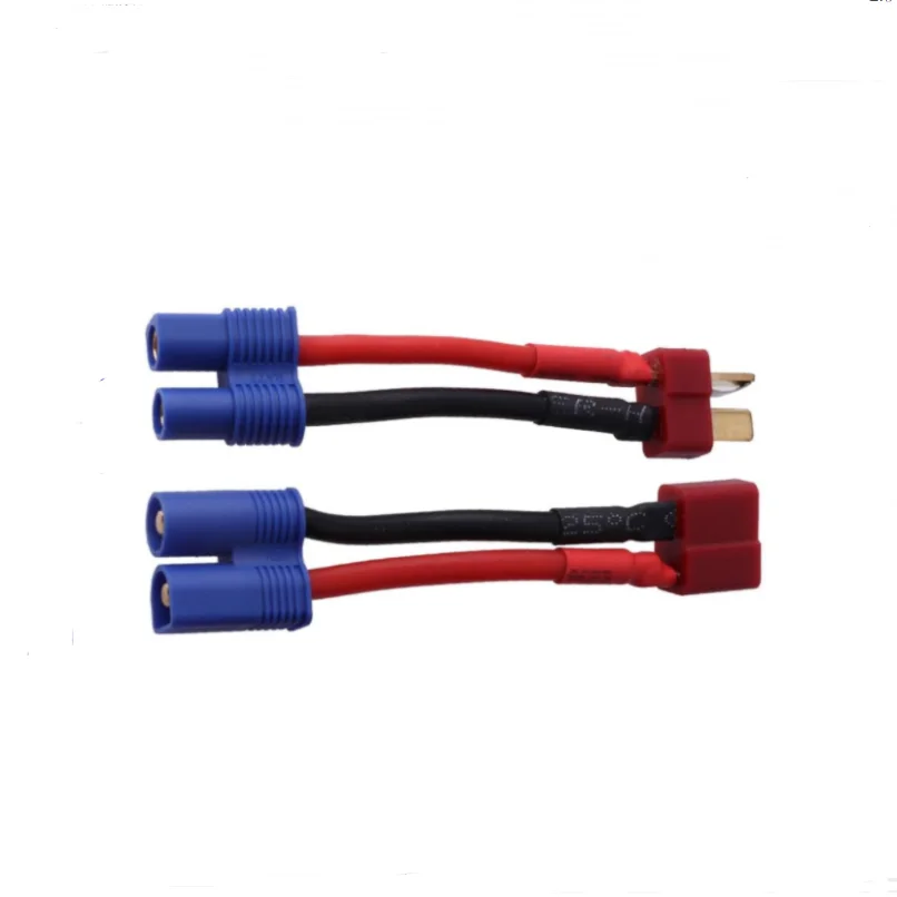 2Pcs EC3 Male Female to Deans XT30 EC2 Mini Tamiya Mpx Tamiya Male Female Connectors Plugs Adapters for RC Battery Esc