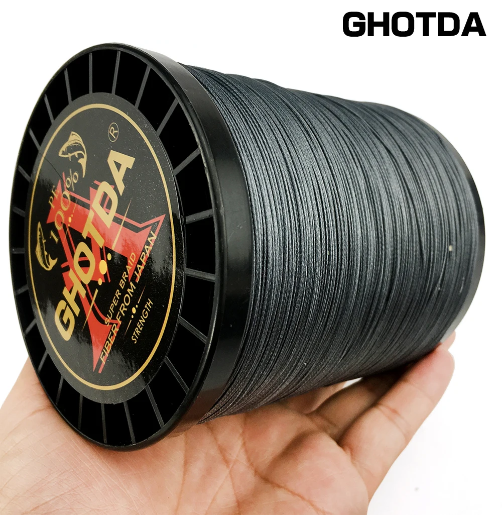 GHOTDA PE 12 9 Strands Braided Fishing line Japan super Multifilament Wire Saltwater 1000M 500M 300M 100M Fishing Accessories