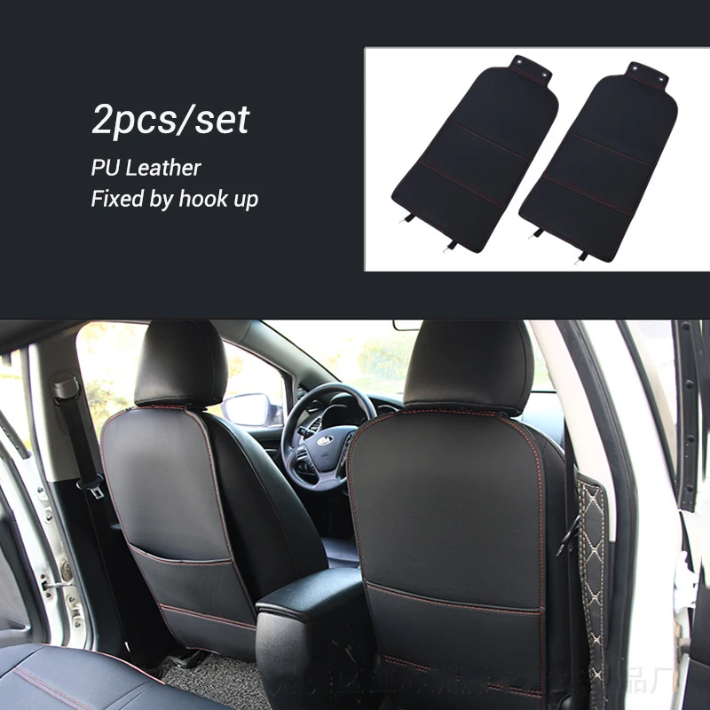 Rear Seat Anti-kick Mat Pad Case Cover Dust-proof For Kia K3 Cerato Classic Vivaro Koup Forte5 2014-2018 2th