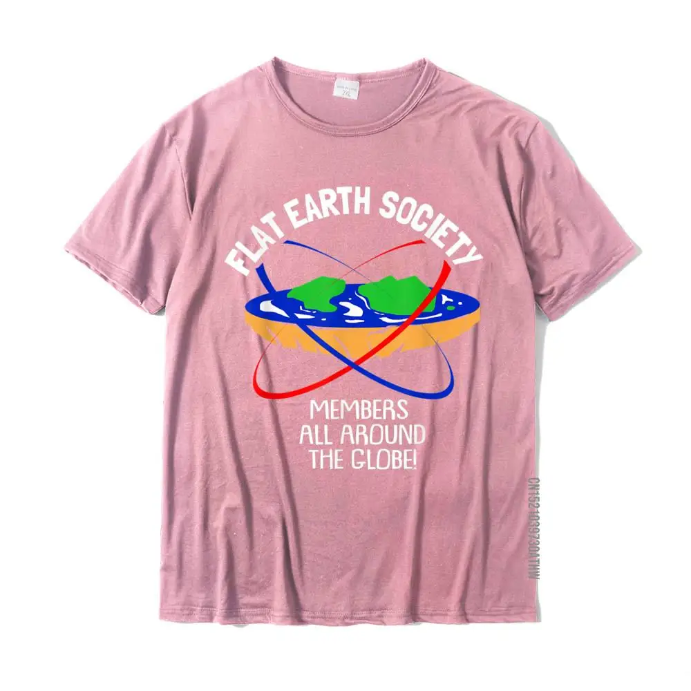 T-shirt en coton Flat Earth Society pour jeunes, haut serré, t-shirt de fitness