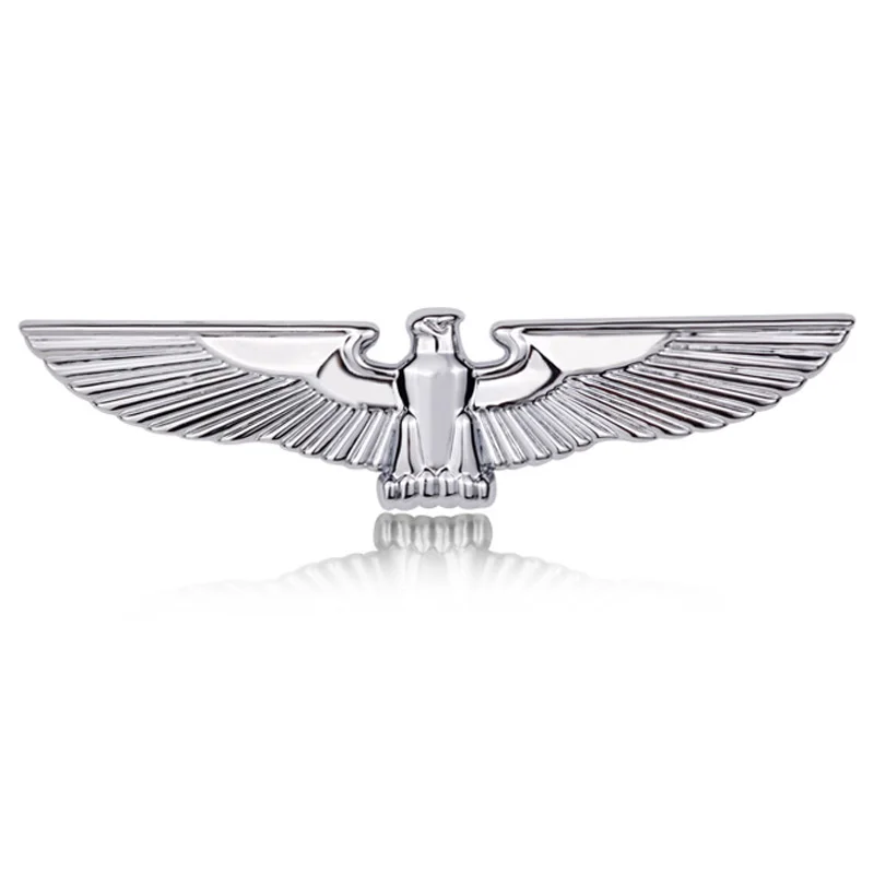 Noizzy Empire Hawk Decoy Car Hood Emblem Auto Bonnet 3D Metal Sticker Bronze Chrome Motorcycle Trunk Tailgate Automobile Styling