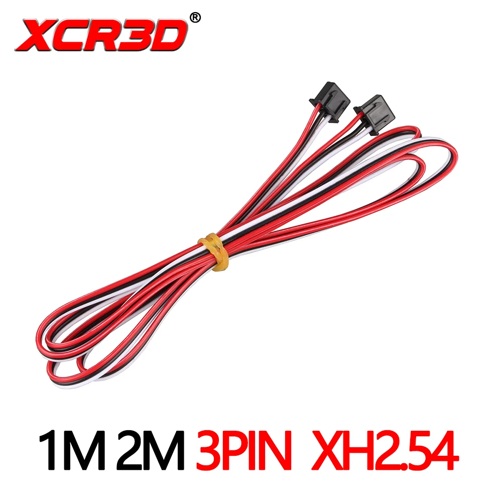 

XCR 3D Printer Parts Endstop Mechanical Limit Optical Switch Connection line 3pin XH2.54 1M 2M Wire set accessories 4pcs/lot