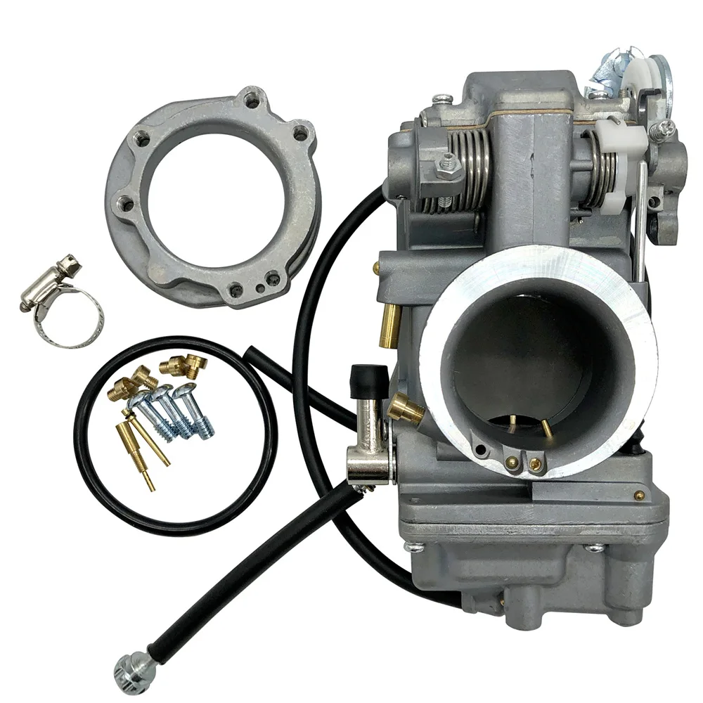 HSR42 HSR45 Mikuni 42Mm 45Mm Carb Prestaties Pumper Carburateur TM42 Voor Harley Evo Twin Cam Sportster 883 Tour glide Softail