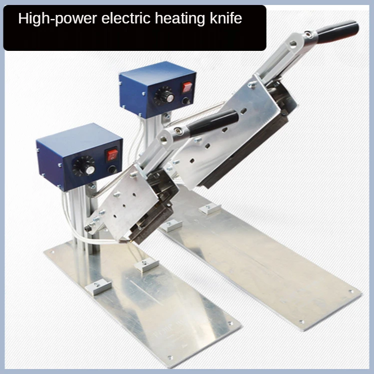 150/300W electric guillotine cutting cable webbing electric heating knife continuous working, high-power electric guillotine cut