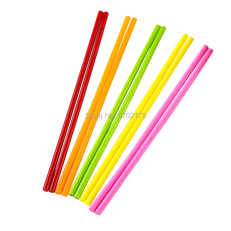 10pcs ผสมสีสัน 7x100MM Hot Melt กาว Sticks สำหรับงานฝีมือ DIY อุปกรณ์ซ่อมกาวขี้ผึ้ง STICK