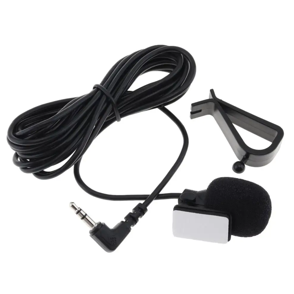 

PVC Wired 3.5 mm Stereo Jack Mini Car Microphone External Mic for PC Car DVD GPS Player Radio Audio Microphone 3.mm Mic