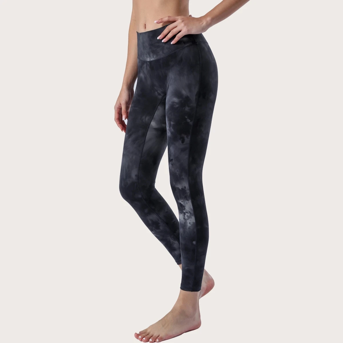 Sexy Tight Women Sport Pant Workout High Wist Yoga Leggings Fitness Gym Tight Print Tie-dye Athletic Gym Comprehensive Training