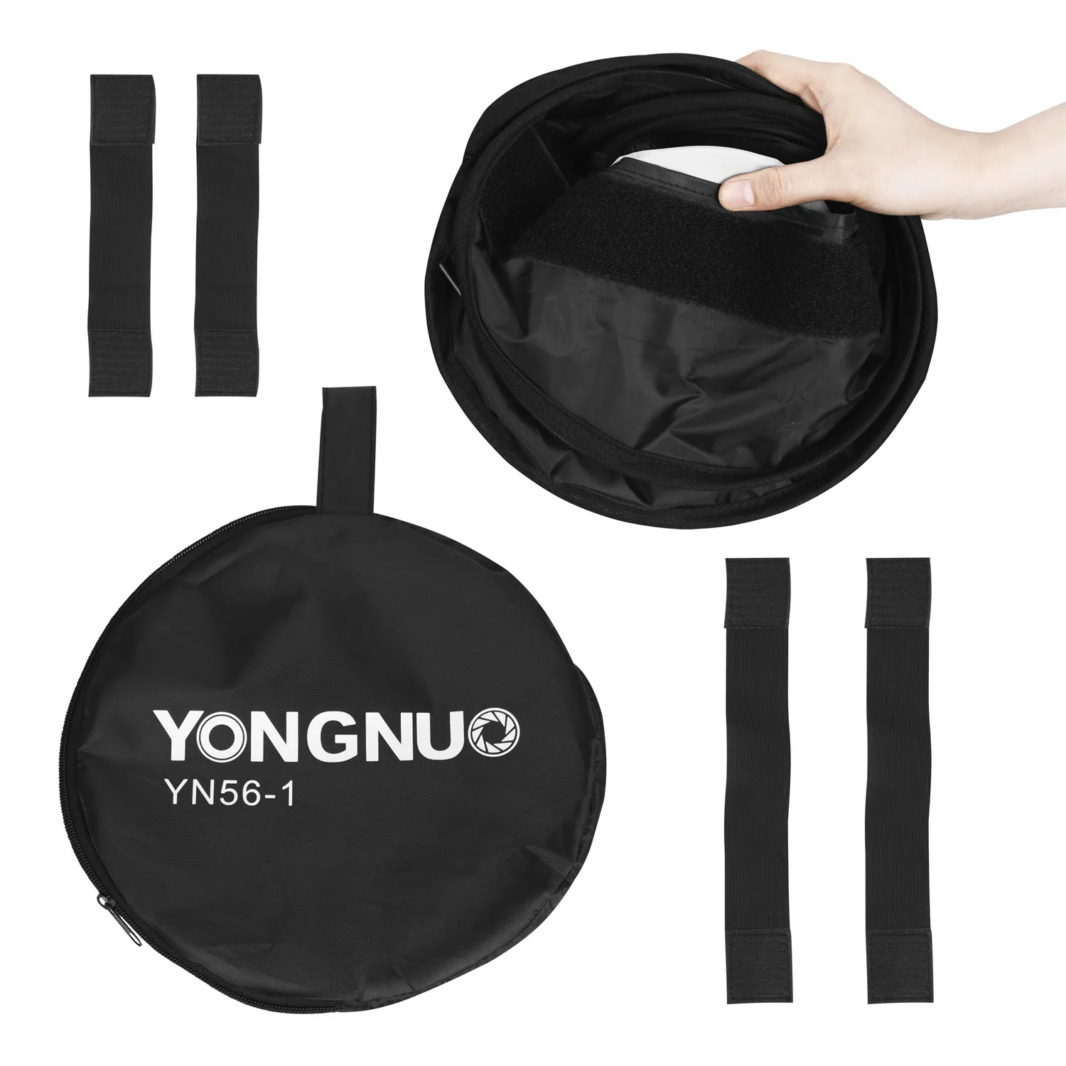 YONGNUO-Boîte à Lumière Diffuseur pour YONGNUO YN600II YN900, Panneau Lumineux Vidéo LED, Filtre Souple Pliable