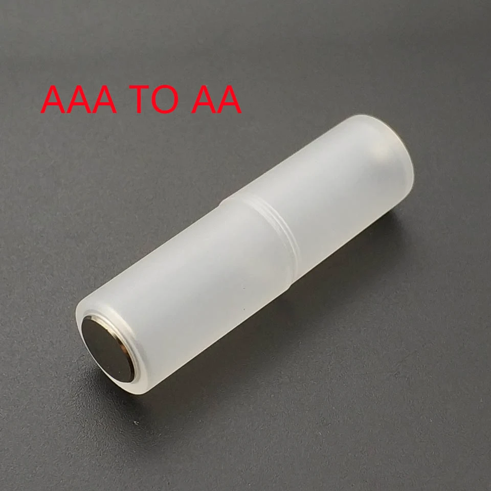 AAA To AA Size Cell Battery Converter Adapter Adaptor Batteries Holder Plastic Case Switcher Wholesale