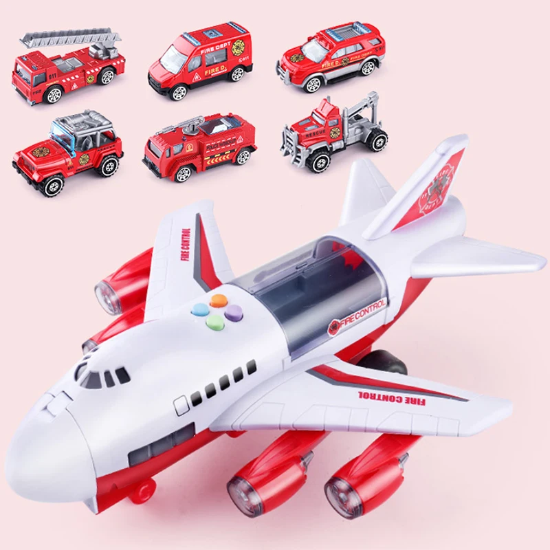 Children\'s Toy Aircraft With Music Simulation Passenger Plane Early Education Boy Baby Music Toy Car